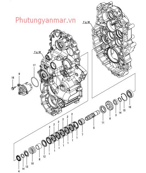 Trục truyền động quay số 2